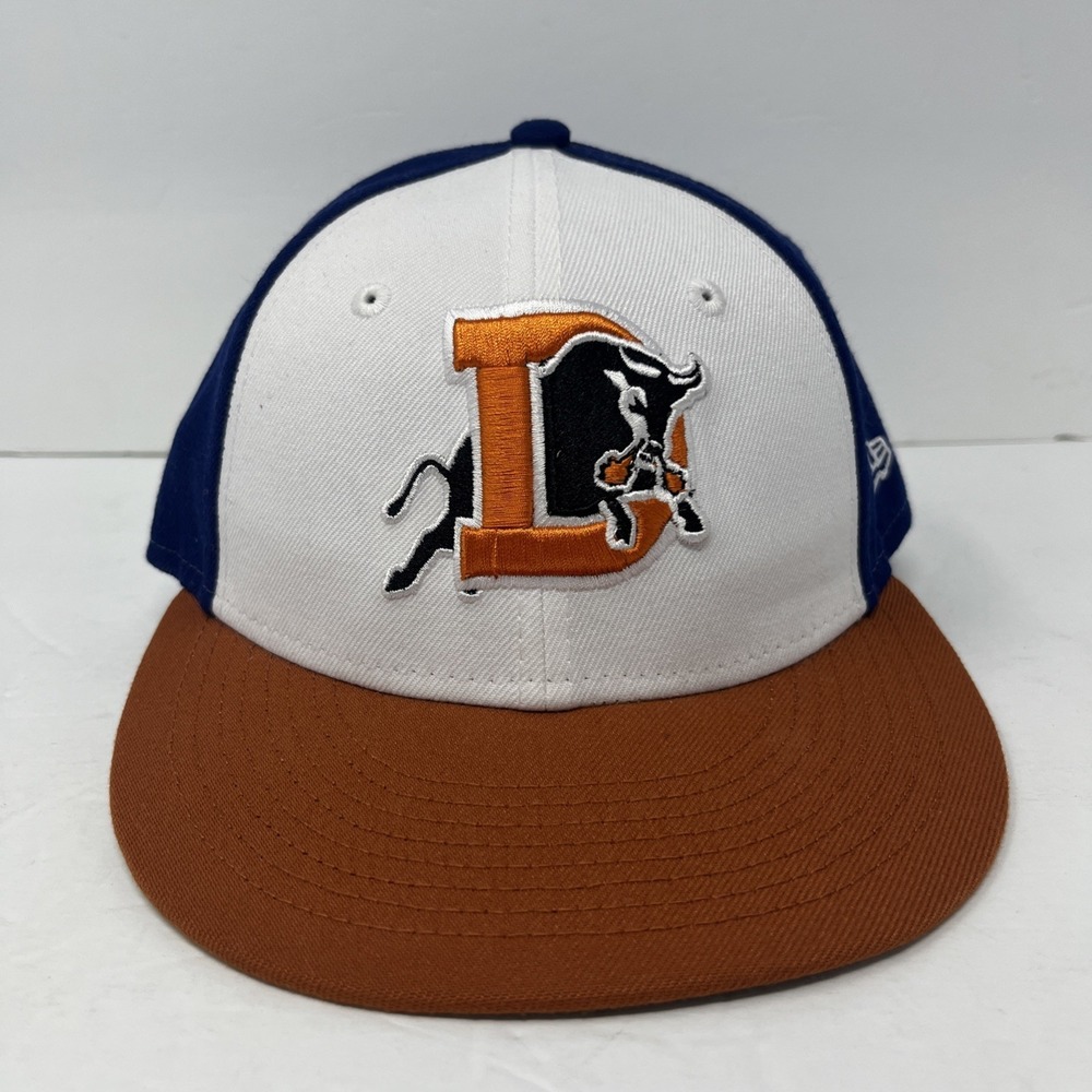 New Era Durham Bulls Baseball Cap Blue, Size 7 1/8